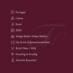 Belém Black Alicante Bouschet 2024
