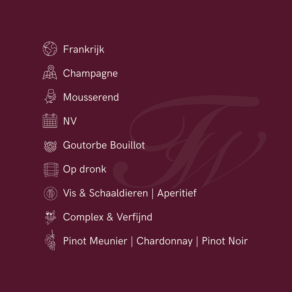 Champagne Reflets de Rivière Brut - Touch Wijnen
