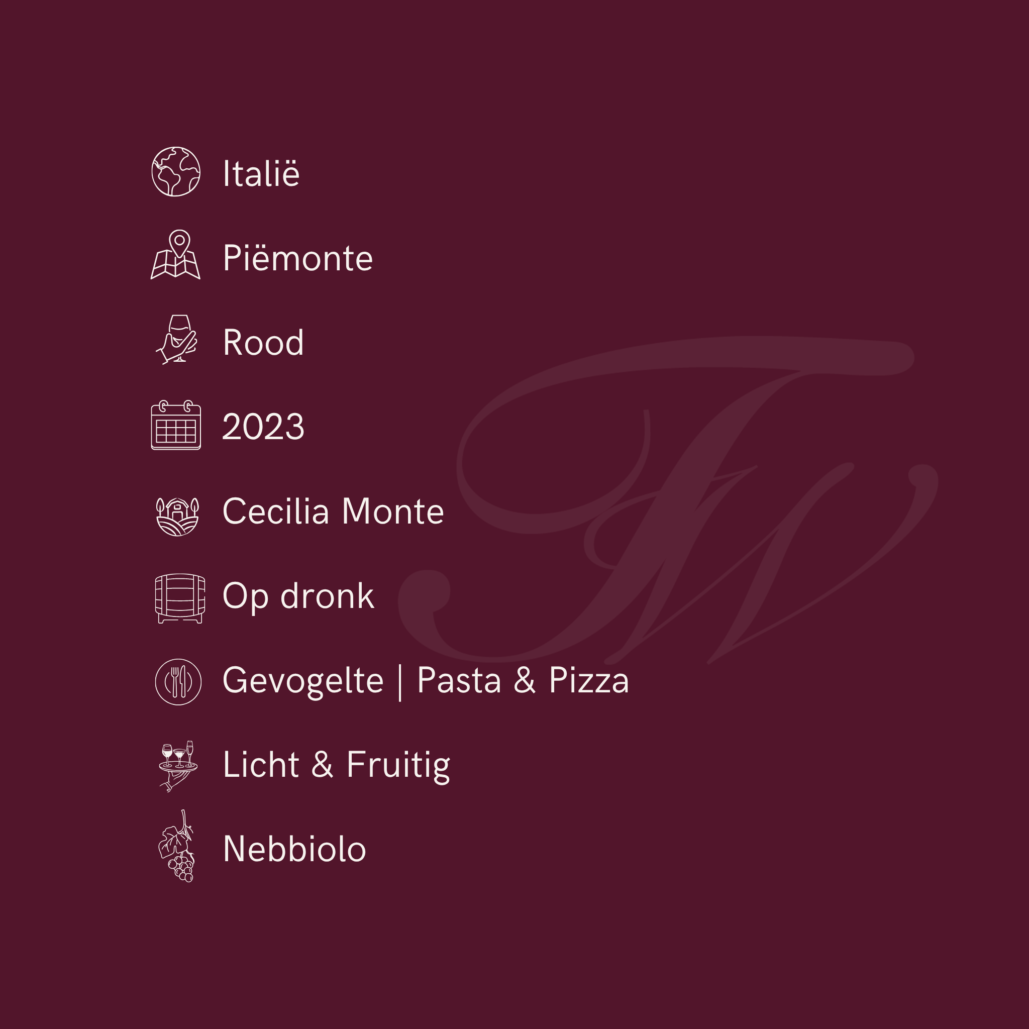 Langhe Nebbiolo 'Ca di Monti' 2023