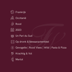La Dame de Fer - Merlot Prestige 2023